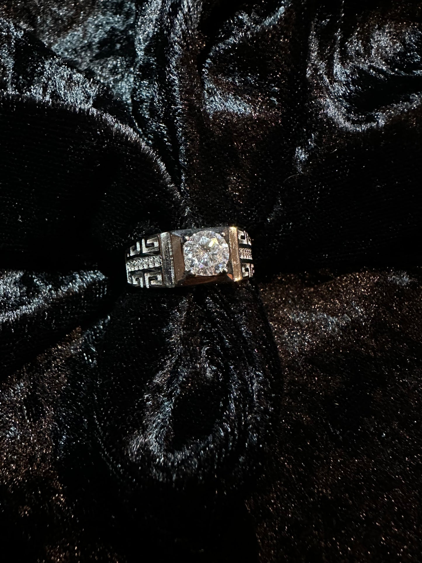 Silver KVJ Ring