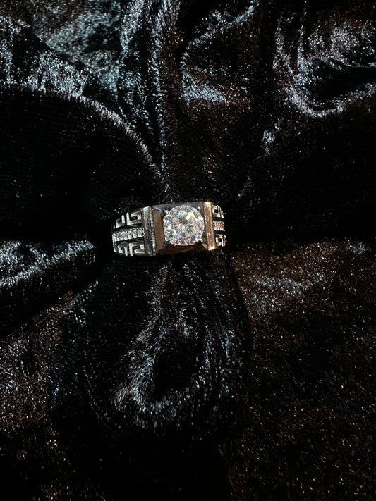 Silver KVJ Ring