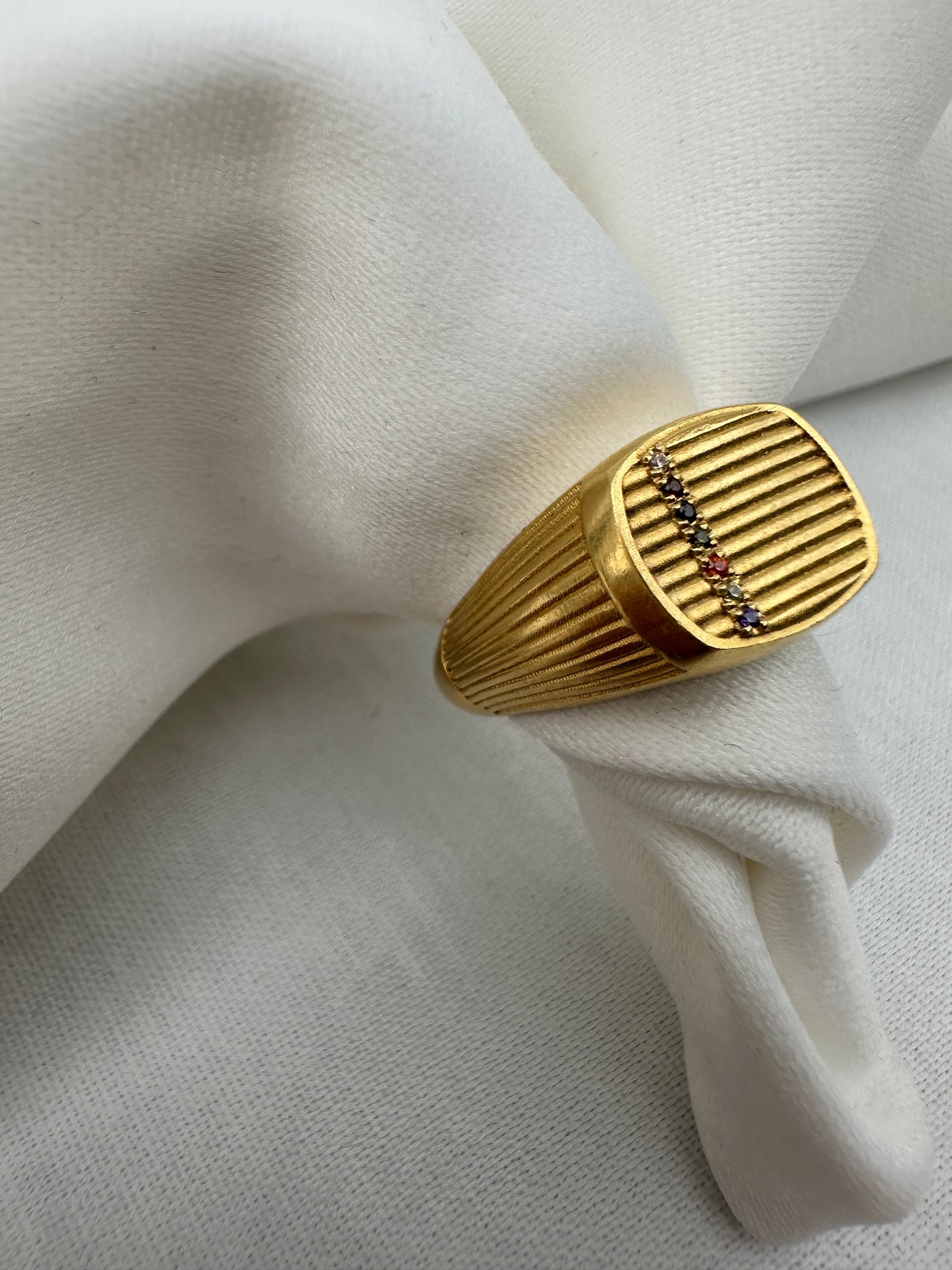 Handmade Solid Engraved Signet Ring