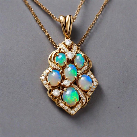 Special KVJ design Opal Pendant