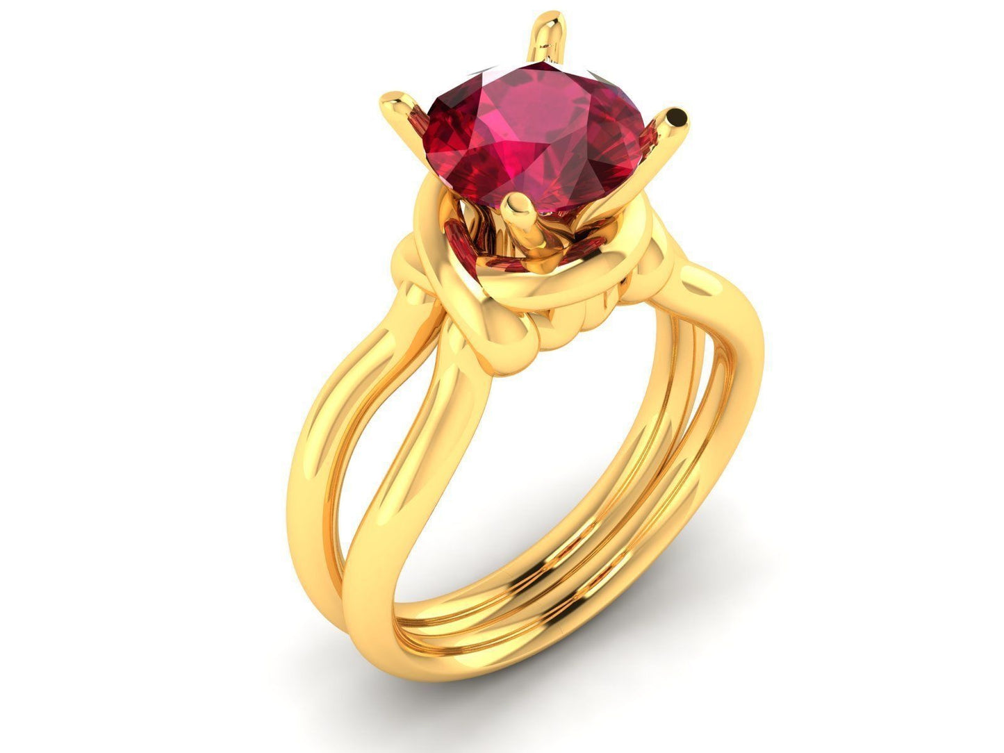 Ruby Engagement Ring