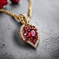 Special KVJ design Golden Ruby Pendant