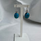 Silver Natural Turquoise Earrings