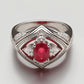 Special KVJ Design Ruby Diamond Ring