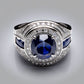 Special KVJ Design Sapphire Diamond Ring