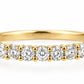 14K Yellow Gold Nine-Stone 3 mm Lab-Grown Diamond Ring