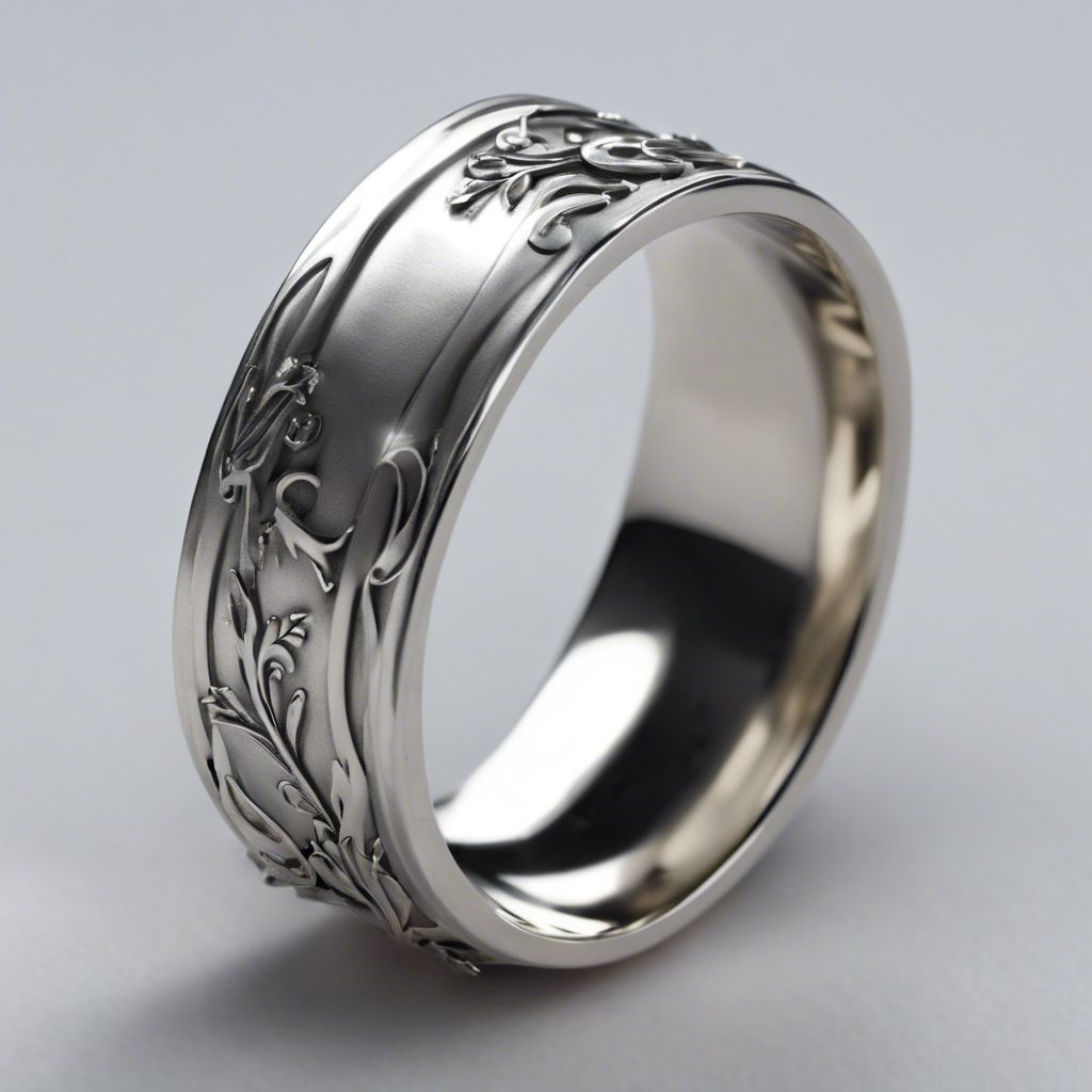 Special KVJ Design Silver Ring