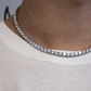 Silver Tennis Chain (Moissanites 5mm) 45cm