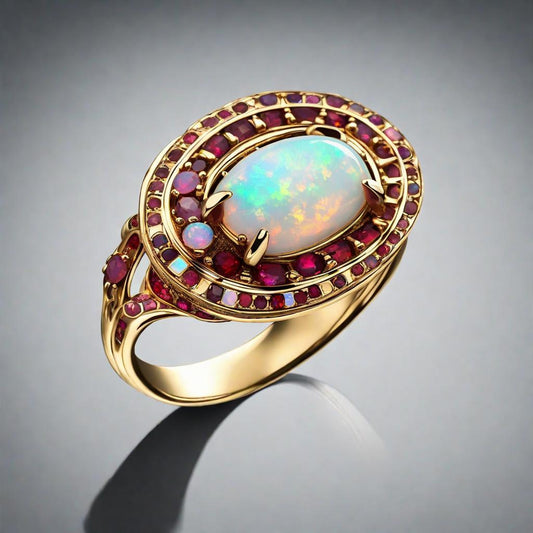 Ruby&Opal Statement Ring