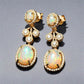 Special KVJ design Golden Opal Earrings