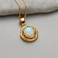 Special KVJ design Golden Opal Pendant