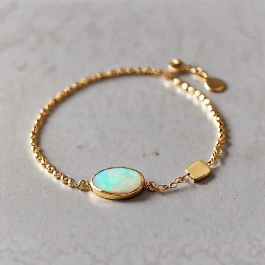 Special KVJ design Golden Opal Bracelet