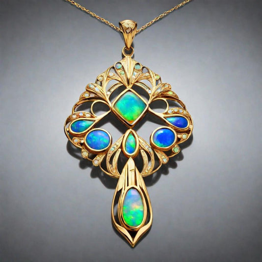 Special KVJ Design Gold Pendant