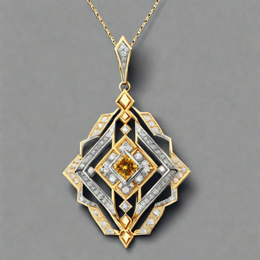 Special KVJ Design Gold Pendant