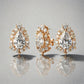 Special KVJ Design Gold Diamond Earrings