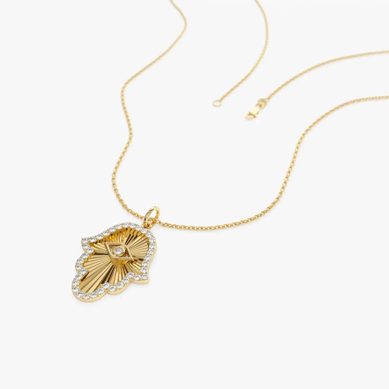 Golden Diamond Necklace