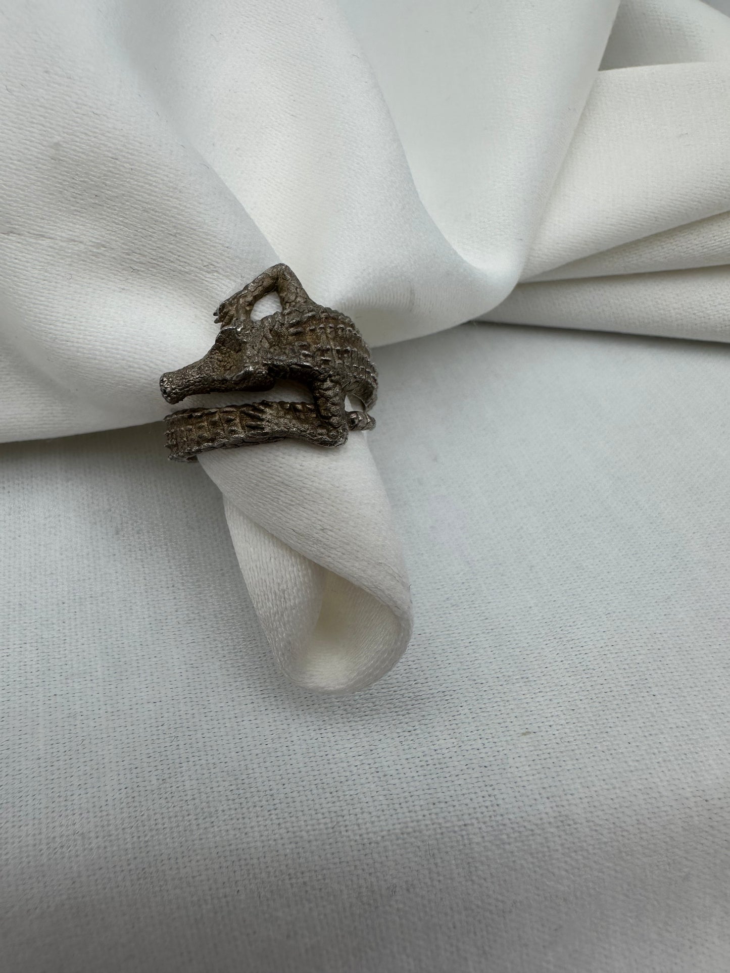 Handmade Crocodile Ring