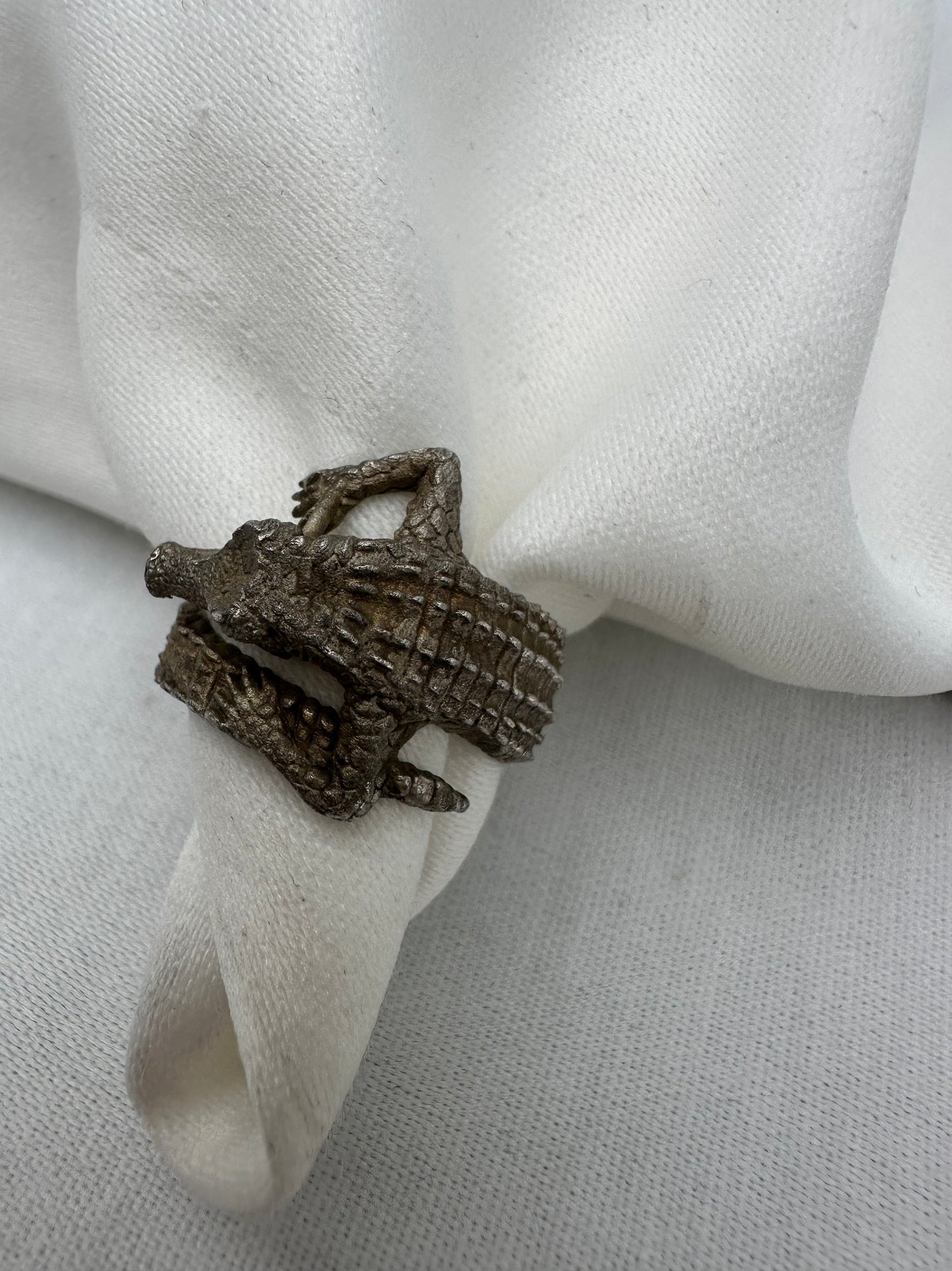 Handmade Crocodile Ring