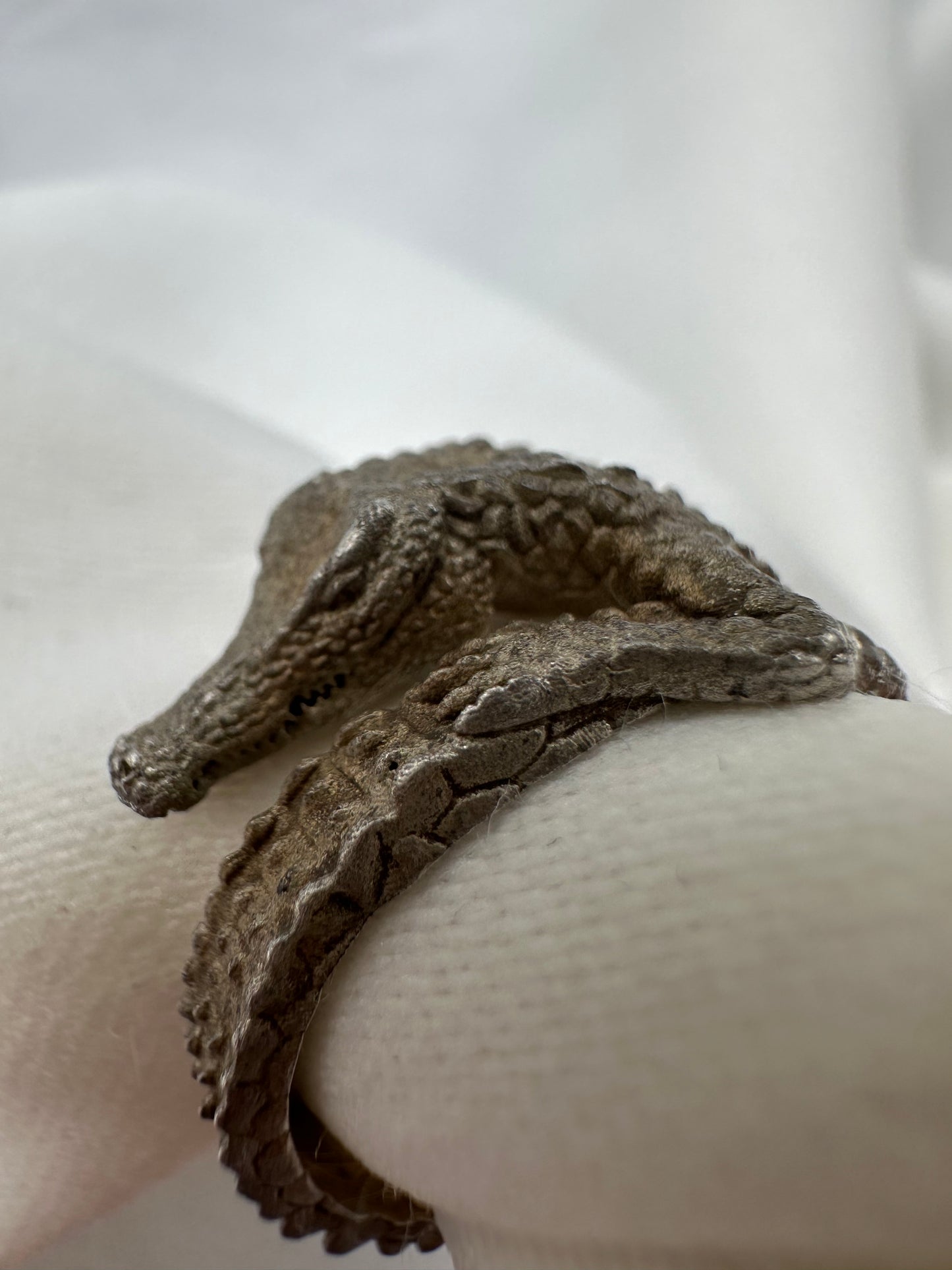 Handmade Crocodile Ring