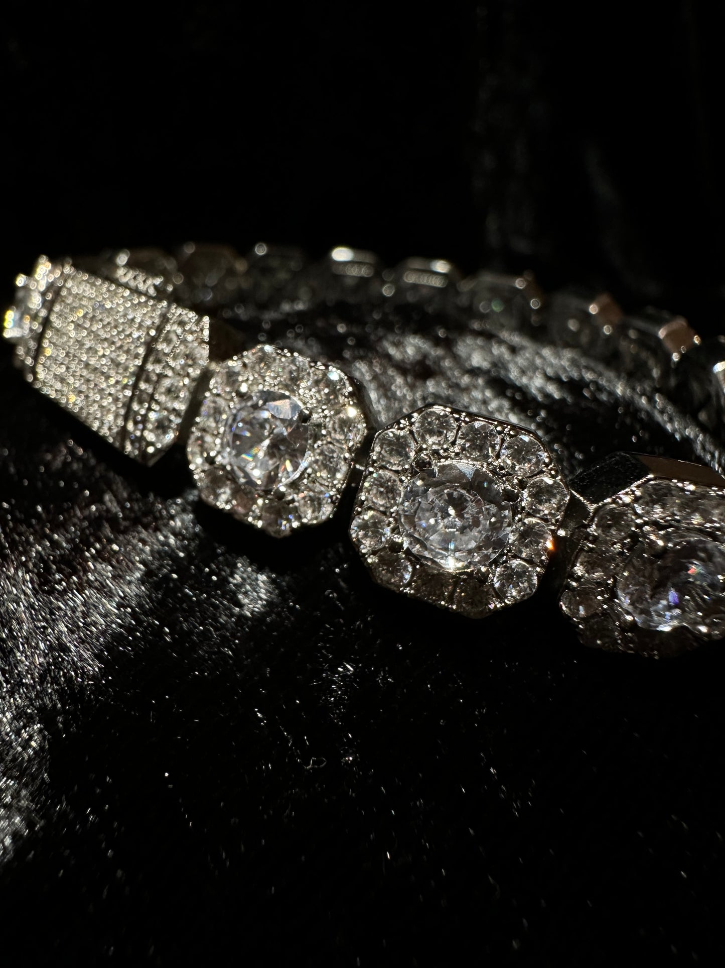 Silver Moissanites Bracelet