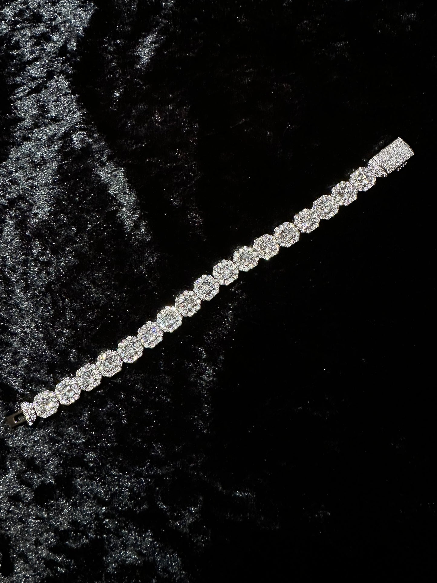 Silver Moissanites Bracelet