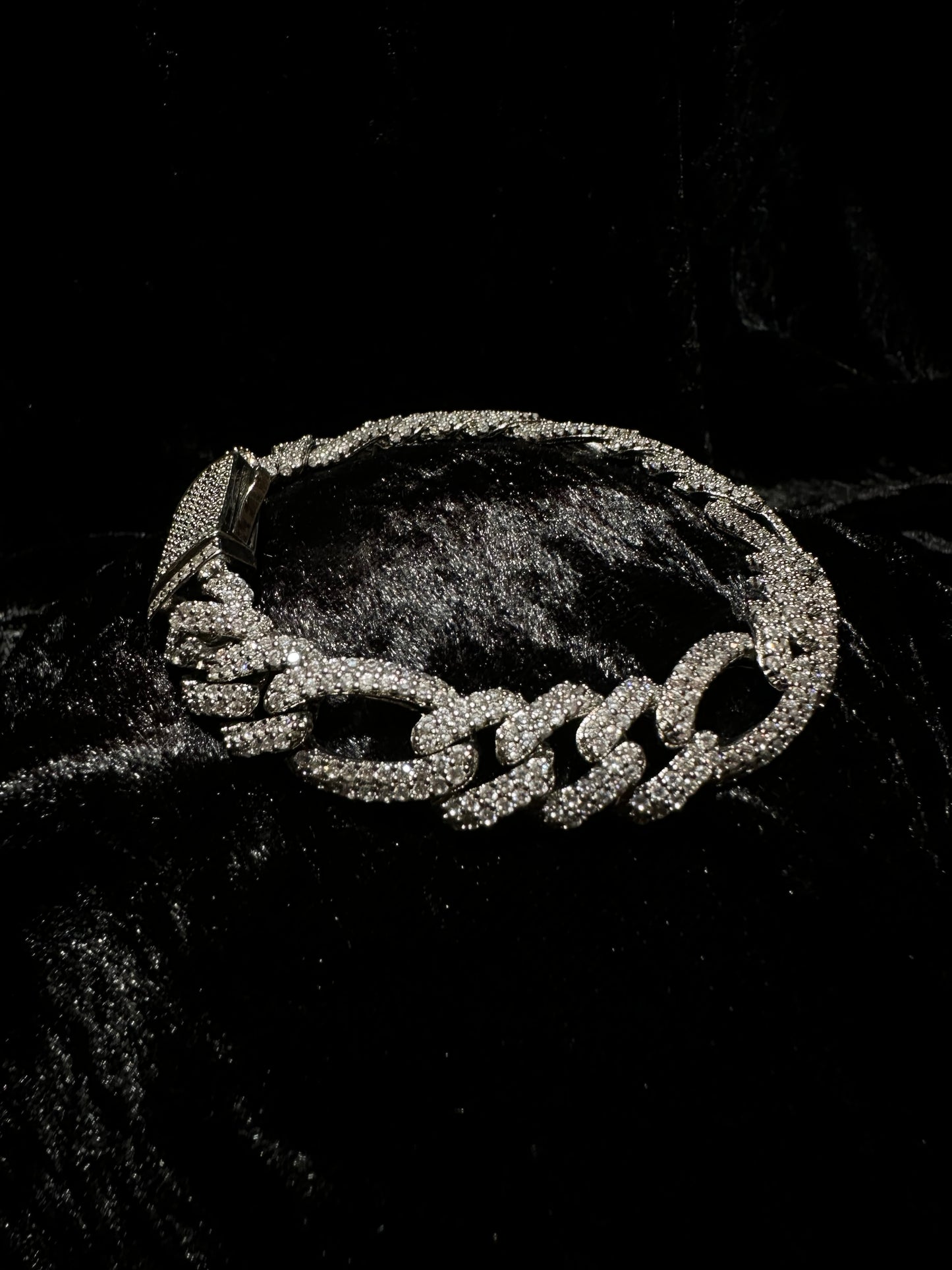 Silver Figaro Bracelet