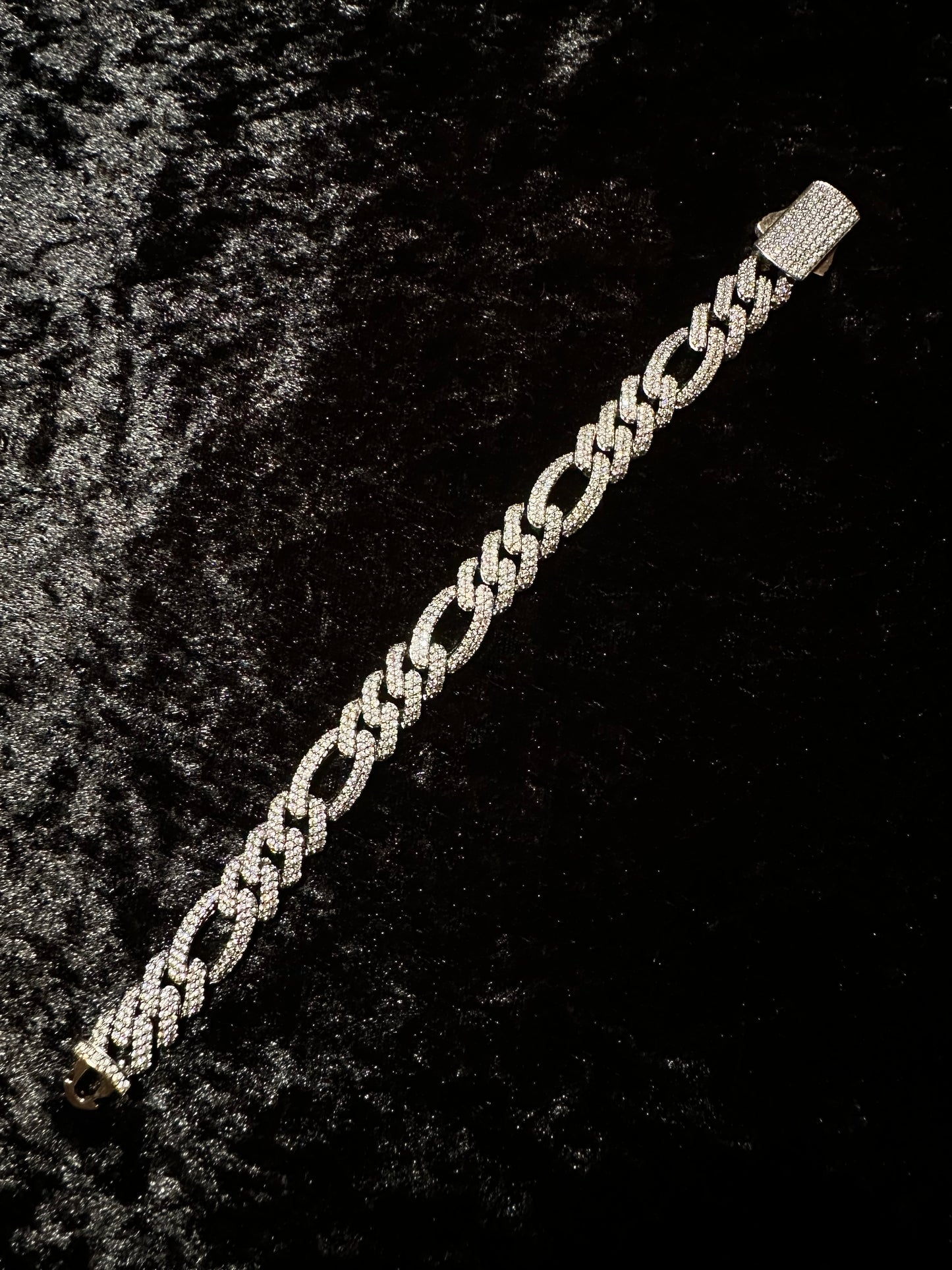 Silver Figaro Bracelet