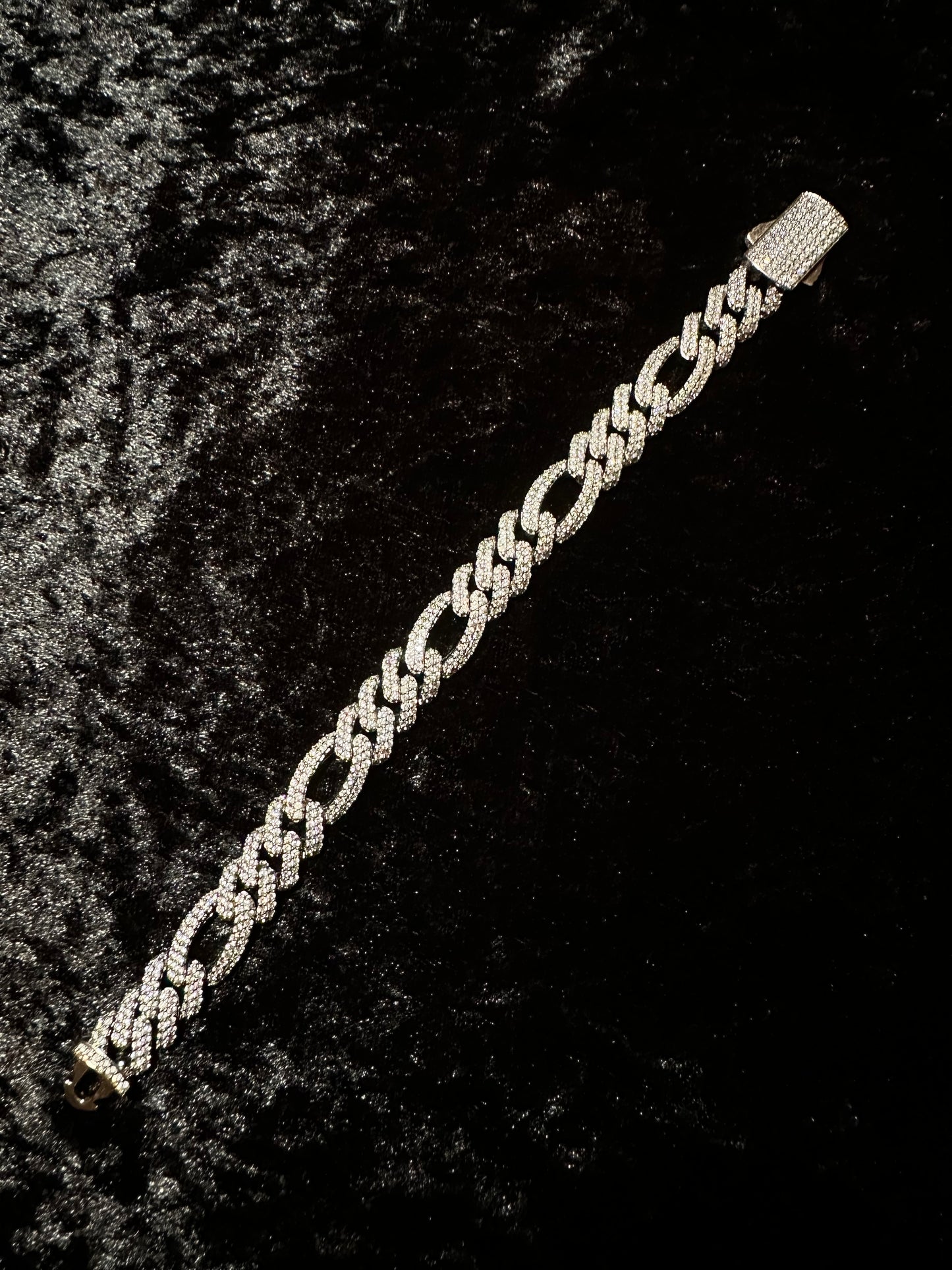 Silver Figaro Bracelet