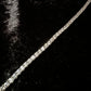 Silver Moissanites Bracelet 3mm