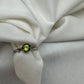 Silver Natural Peridot Ring