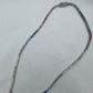 Silver Rainbow Tennis Necklace 3mm 45cm