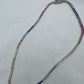 Silver Rainbow Tennis Necklace 3mm 45cm