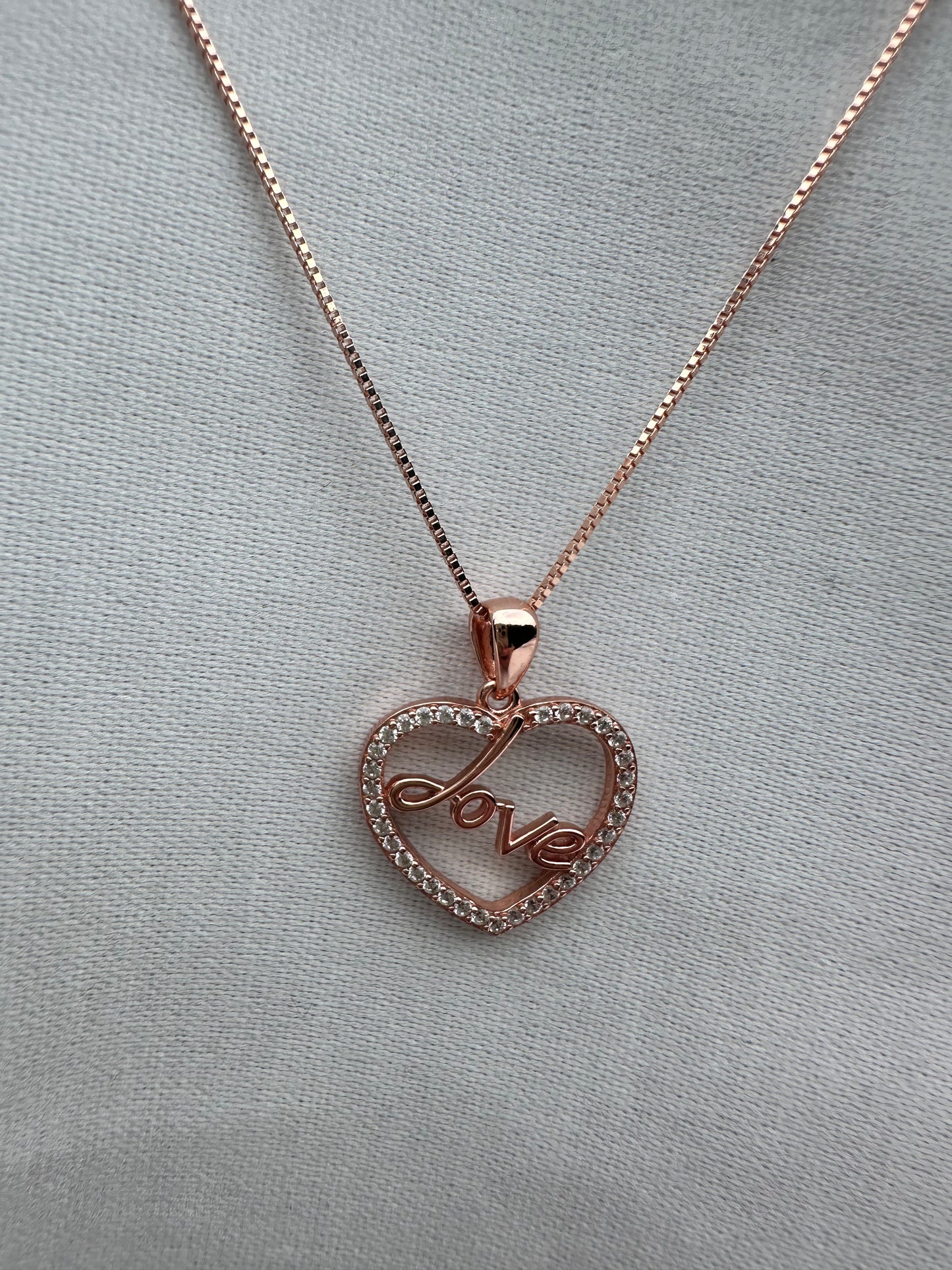 Silver Love Necklace