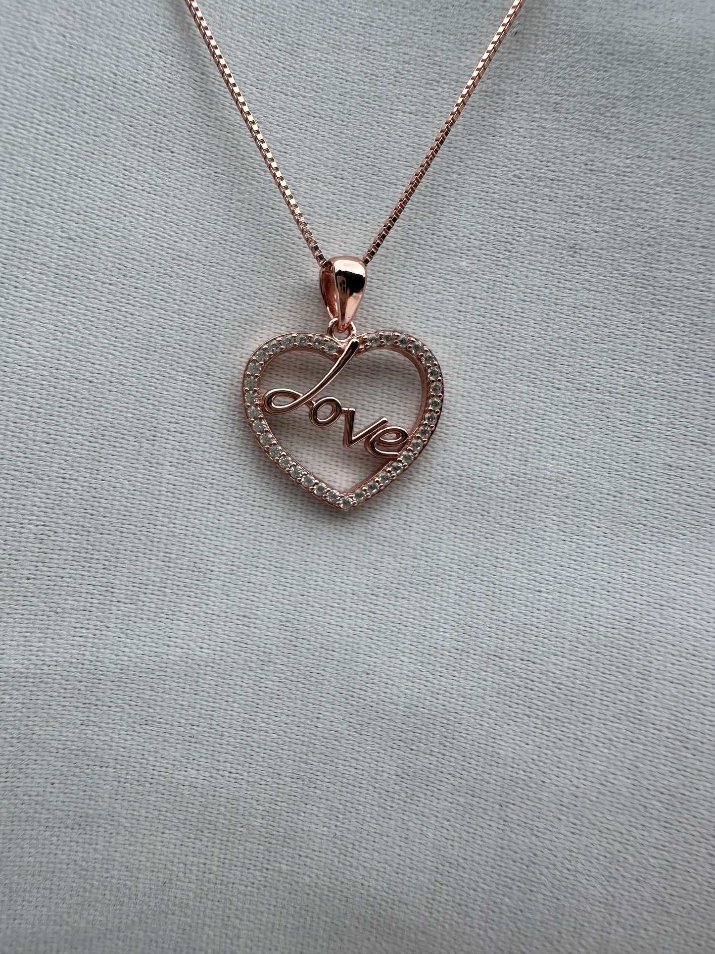 Silver Love Necklace