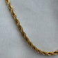 Silver Gold Plated RopeChain 3mm 50CM