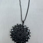 Silver Black Necklace