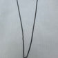 Silver Black Necklace