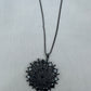 Silver Black Necklace