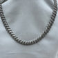 Silver Cuban Link Chain 10mm 50cm