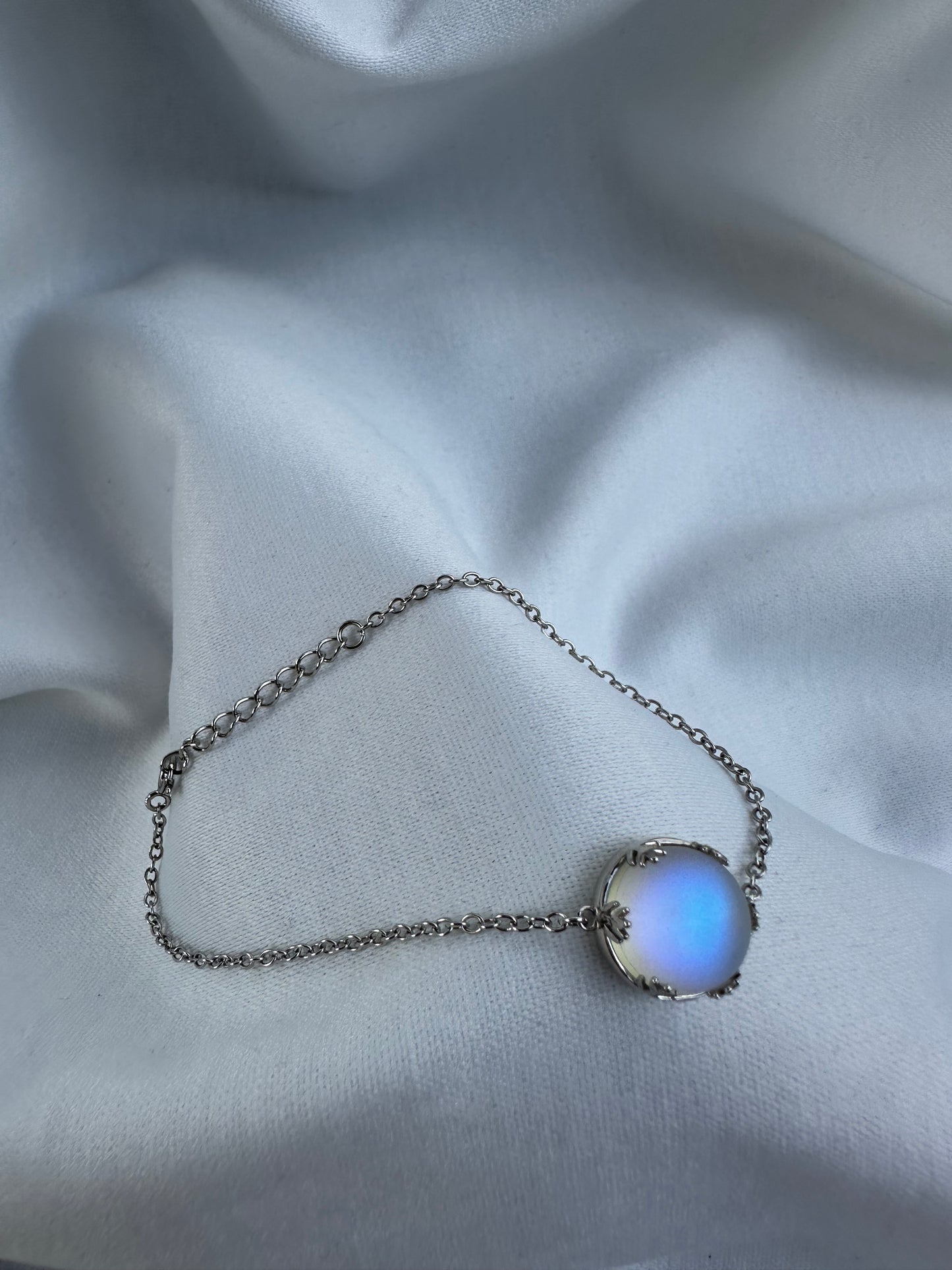 Silver Moonstone Bracelet