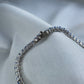 Silver Light Blue Tennis Bracelet