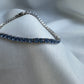 Silver Light Blue Tennis Bracelet