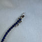 Silver Dark Blue Tennis Bracelet 3mm