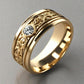 Special KVJ Design Golden Wedding Band