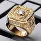 Special KVJ Design Golden Diamond Woman's Ring