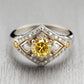 KVJ Special Design Gold Diamond Ring