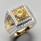 KVJ Special Design Gold Diamond Ring