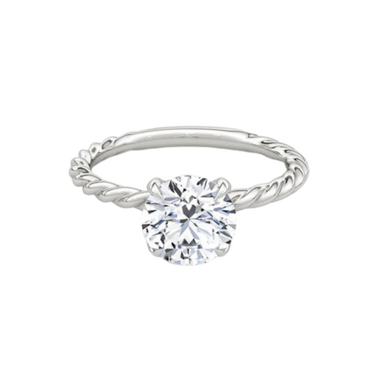 Round Cut Wedding Ring 1.0CT