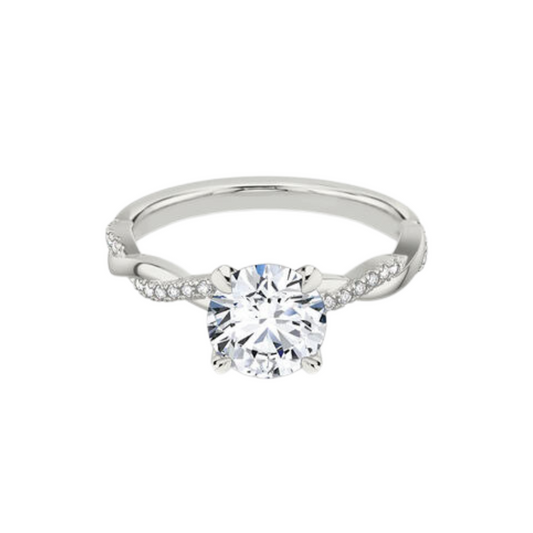 Round Cut Wedding Ring 2.0CT