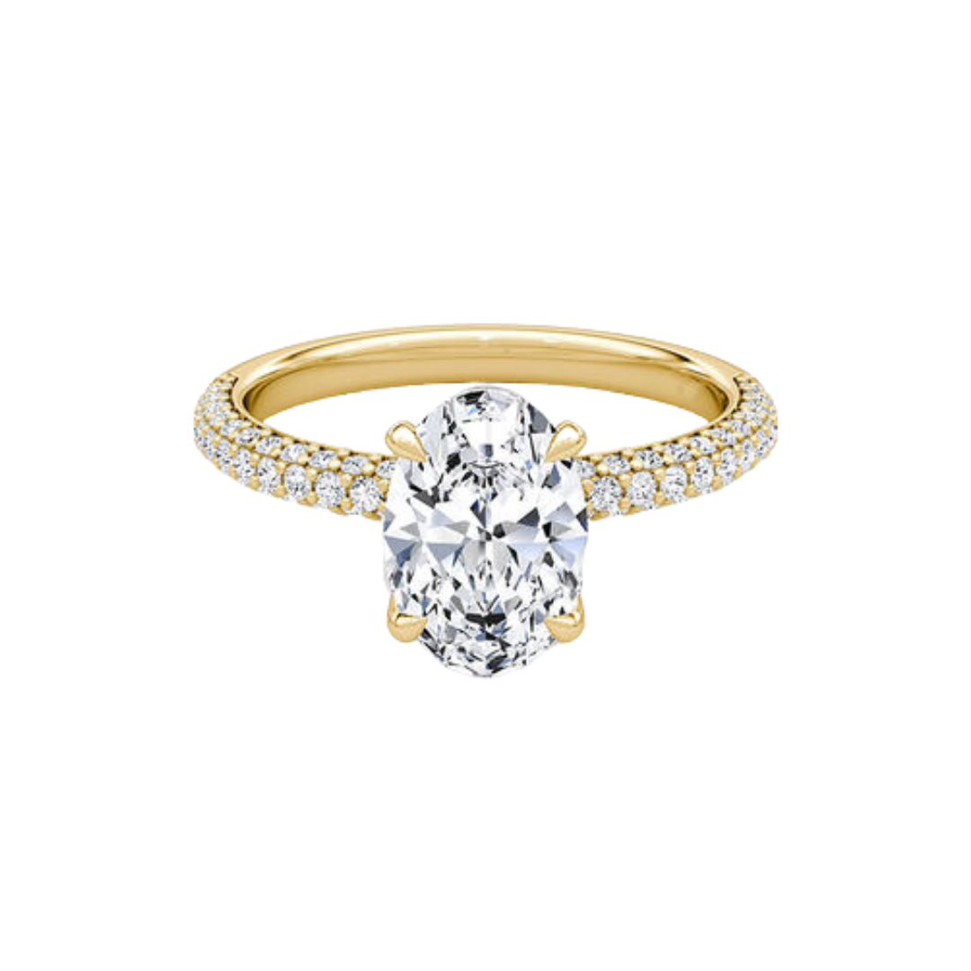 Oval Cut Wedding Ring 2.0CT